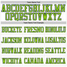 Загрузить изображение в средство просмотра галереи, Custom White Neon Green-Navy Mesh Authentic Football Jersey