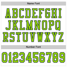 Загрузить изображение в средство просмотра галереи, Custom White Neon Green-Navy Mesh Authentic Football Jersey