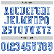 Загрузить изображение в средство просмотра галереи, Custom White Light Blue-Royal Mesh Authentic Football Jersey