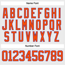 Загрузить изображение в средство просмотра галереи, Custom White Orange-Purple Hockey Lace Neck Jersey