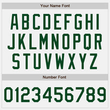 Load image into Gallery viewer, Custom White Green-Gold Authentic Baseball Jersey