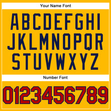 Charger l'image dans la galerie, Custom Yellow Red-Navy Performance T-Shirt