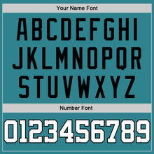 Загрузить изображение в средство просмотра галереи, Custom Aqua White-Black Authentic Throwback Rib-Knit Baseball Jersey Shirt