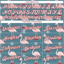 Загрузить изображение в средство просмотра галереи, Custom Aqua White-Red Christmas 3D Performance T-Shirt