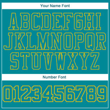 Загрузить изображение в средство просмотра галереи, Custom Stitched Aqua Aqua-Gold 3D Pattern Design Sports Pullover Sweatshirt Hoodie