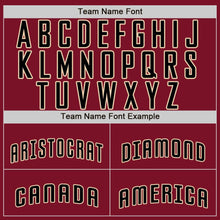 Load image into Gallery viewer, Custom Crimson Black-City Cream Baseball Jersey