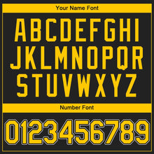 Load image into Gallery viewer, Custom Black Gold-White Authentic Baseball Jersey