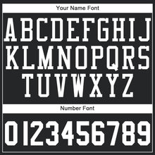 Load image into Gallery viewer, Custom Black White Round Neck Suit Basketball Jersey