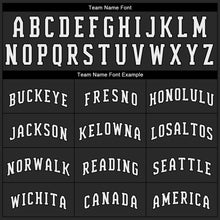 Load image into Gallery viewer, Custom Black White-Gray Authentic Baseball Jersey