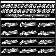 Загрузить изображение в средство просмотра галереи, Custom Black White-Gray Authentic Throwback Rib-Knit Baseball Jersey Shirt