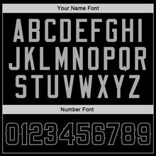 Load image into Gallery viewer, Custom Stitched Black Black-Gray Sports Pullover Sweatshirt Hoodie