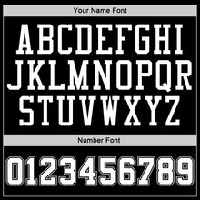 Charger l'image dans la galerie, Custom Stitched Black White-Gray Sports Pullover Sweatshirt Hoodie