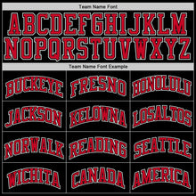 Charger l'image dans la galerie, Custom Stitched Black Red-White Sports Pullover Sweatshirt Hoodie