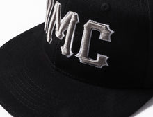 Load image into Gallery viewer, Custom Black Light Gray-White Stitched Adjustable Snapback Hat