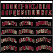 Laden Sie das Bild in den Galerie-Viewer, Custom Black Crimson-City Cream Performance T-Shirt