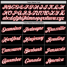 Load image into Gallery viewer, Custom Black White-Red Authentic Baseball Jersey