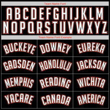 Загрузить изображение в средство просмотра галереи, Custom Black White-Orange Authentic Throwback Basketball Jersey