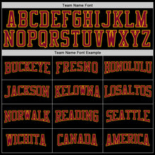 Laden Sie das Bild in den Galerie-Viewer, Custom Black Maroon-Gold Authentic Throwback Basketball Jersey