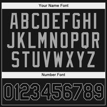 Load image into Gallery viewer, Custom Black Black-Kelly Green Authentic Split Fashion Baseball Jersey