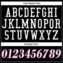 Загрузить изображение в средство просмотра галереи, Custom Black White-Red Authentic Throwback Basketball Jersey