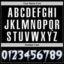 Load image into Gallery viewer, Custom Black White-Royal Authentic Throwback Basketball Jersey