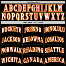 Загрузить изображение в средство просмотра галереи, Custom Black White-Red Authentic Throwback Basketball Jersey