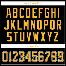Load image into Gallery viewer, Custom Black Gold-White Authentic Baseball Jersey