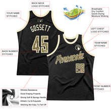 Load image into Gallery viewer, Custom Black Camo-Cream Authentic Throwback Basketball Jersey