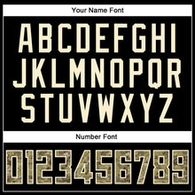 Load image into Gallery viewer, Custom Black Camo-Cream Authentic Throwback Basketball Jersey