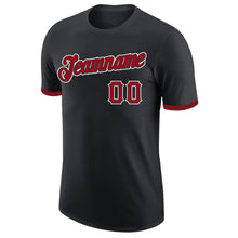Загрузить изображение в средство просмотра галереи, Custom Black Red-White Performance T-Shirt