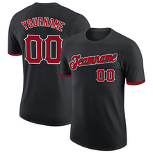 Загрузить изображение в средство просмотра галереи, Custom Black Red-White Performance T-Shirt