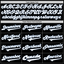 Load image into Gallery viewer, Custom Black White-Light Blue Authentic Baseball Jersey