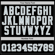 Load image into Gallery viewer, Custom Black Gray-White Authentic Baseball Jersey