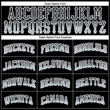 Load image into Gallery viewer, Custom Black Silver-White Authentic Drift Fashion Baseball Jersey