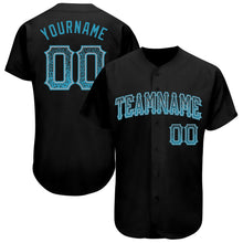 Load image into Gallery viewer, Custom Black Panther Blue-Gray Authentic Drift Fashion Baseball Jersey
