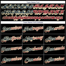 Load image into Gallery viewer, Custom Black Vintage USA Flag-Cream Authentic Throwback Basketball Jersey