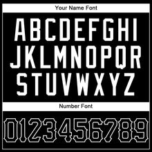 Load image into Gallery viewer, Custom Black White Pinstripe Black-White Authentic Basketball Jersey