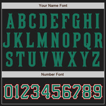 Load image into Gallery viewer, Custom Black Kelly Green-Red Authentic Mexican Flag Fashion Baseball Jersey