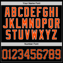 Загрузить изображение в средство просмотра галереи, Custom Black Orange-White Performance T-Shirt
