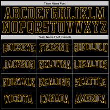 Загрузить изображение в средство просмотра галереи, Custom Stitched Black Black-Gold Sports Pullover Sweatshirt Hoodie