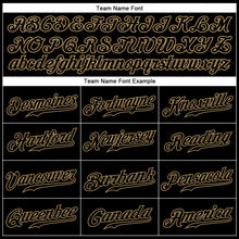 Загрузить изображение в средство просмотра галереи, Custom Black Black-Old Gold Sports Pants