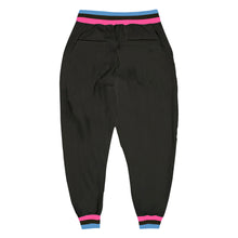 Загрузить изображение в средство просмотра галереи, Custom Black Pink-Light Blue Sports Pants