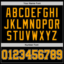 Load image into Gallery viewer, Custom Black Gold-White Authentic Baseball Jersey