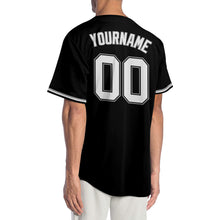 Загрузить изображение в средство просмотра галереи, Custom Black White-Gray Authentic Baseball Jersey