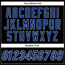 Load image into Gallery viewer, Custom Black Royal-Red Authentic Baseball Jersey