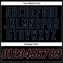 Load image into Gallery viewer, Custom Black Black-Orange Authentic Baseball Jersey