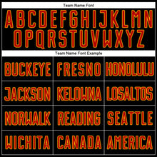 Load image into Gallery viewer, Custom Black Red-Gold Authentic Baseball Jersey