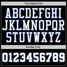 Загрузить изображение в средство просмотра галереи, Custom Stitched Black Royal Pinstripe White-Gray Sports Pullover Sweatshirt Hoodie