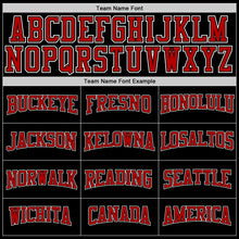 Charger l'image dans la galerie, Custom Stitched Black Red Pinstripe Red-White Sports Pullover Sweatshirt Hoodie