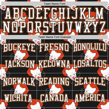 Load image into Gallery viewer, Custom Stitched Black White-Orange 3D Pattern Design Clown Sports Pullover Sweatshirt Hoodie